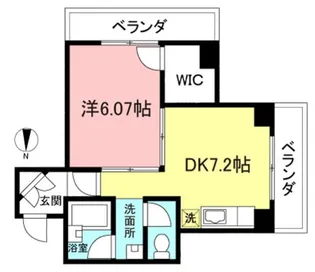 神奈川県川崎市中原区小杉町1【マンション】の間取り