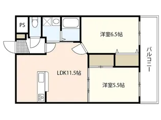 グレースKII【1階】の間取り