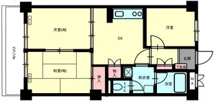 RAYHAUS平和台【1階】の間取り