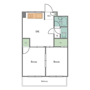 コレアパレス常葉【2階】の間取り