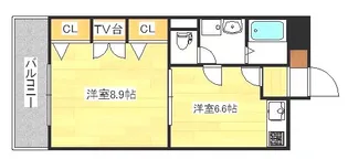 福岡県北九州市小倉北区京町4【マンション】の間取り