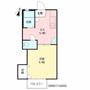 ディアス牧II【2階】の間取り