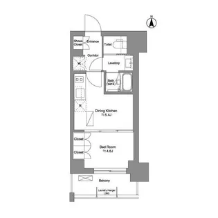 東京都台東区元浅草3【マンション】の間取り