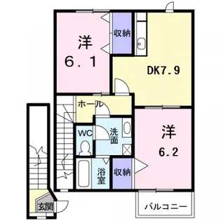 ブラティーク8【1階】の間取り