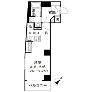 カーサスプレンディッド西麻布【4階】の間取り