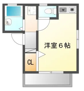 プリュムエトワール【2階】の間取り