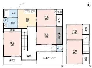 福岡県久留米市善導寺町飯田【一戸建】の間取り