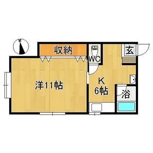 サンフォレスト【1階】の間取り