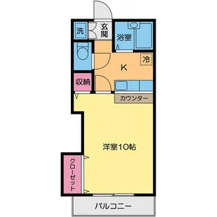サンリッツII【2階】の間取り