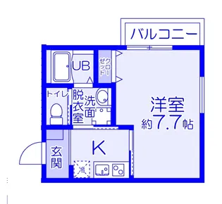 イーグル与野本町A棟【2階】の間取り