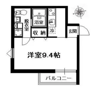 IWS-apartment【3階】の間取り