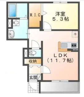 宮崎県宮崎市月見ケ丘6【アパート】の間取り