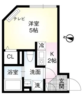 メゾンハイウェイ春日町【1階】の間取り