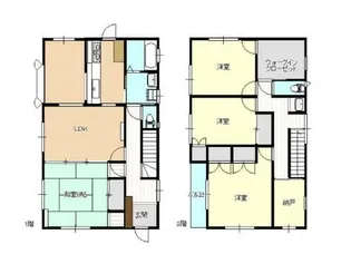 神奈川県相模原市中央区富士見3【一戸建】の間取り