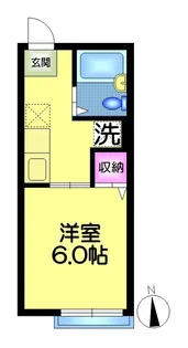 シティハイム ニューマロン2【2階】の間取り