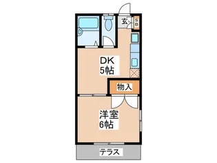 ブルーフォリスト 2【1階】の間取り