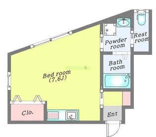 エスポワール真栄【1階】の間取り