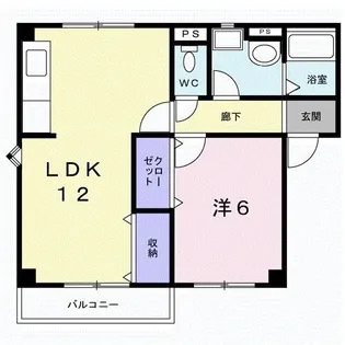 プラドール茜II【2階】の間取り