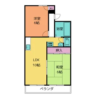 セジュールNARA【2階】の間取り
