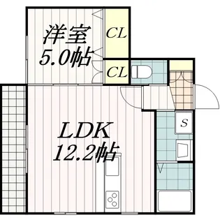 クーラージュ【1階】の間取り