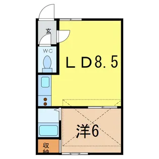 エンジェルMiki【2階】の間取り