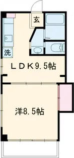 マンション美和【2階】の間取り