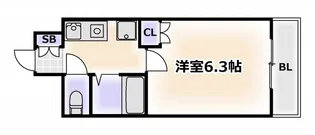 VERGER ZENSHIN (ヴェルジュ ゼンシン)【7階】の間取り