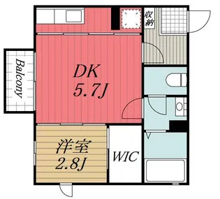 千葉県市原市五井【アパート】の間取り