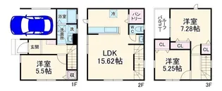 埼玉県川口市柳崎1【一戸建】の間取り
