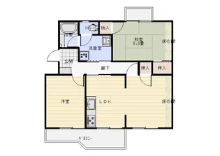 東光寺マンション【3階】の間取り