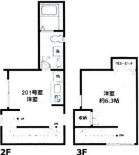 ステラ西大井【2階】の間取り
