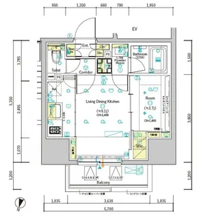 SYFORME OMIYA【7階】の間取り