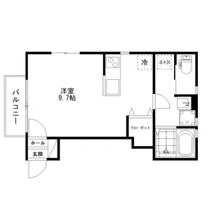 コヤマバックス【1階】の間取り