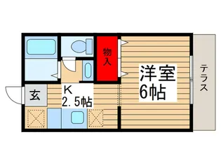 フォ-シ-ズン【1階】の間取り