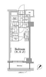 ONE ROOF FLAT TSUKISHIMA【7階】の間取り