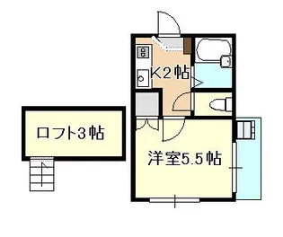 ビエラ庭瀬【1階】の間取り