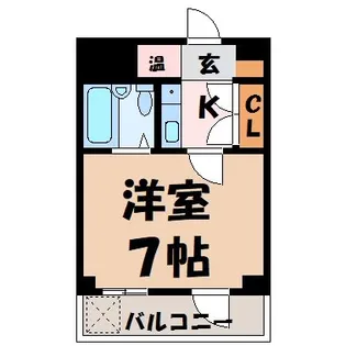 第2メゾン吾妻【3階】の間取り