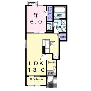 ミオカーサ【1階】の間取り