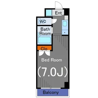 ブラントゥール恵比寿【2階】の間取り