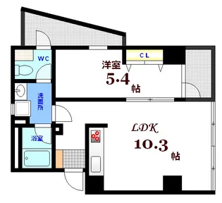 TH-UNITE【2階】の間取り