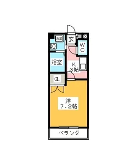 グランドールK【1階】の間取り