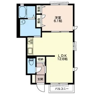 コーラルテラス【1階】の間取り