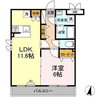 Y・Kレジデンス赤羽西【2階】の間取り