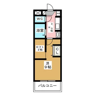 コニファーマンション寿【1階】の間取り