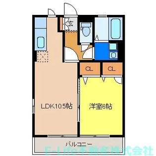 シャローム白川台【2階】の間取り