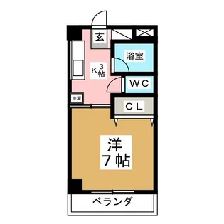 メープルタウンとうよう【4階】の間取り