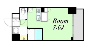 アクアプレイス梅田II【2階】の間取り