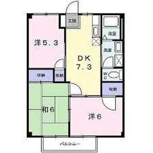 ニューシティー寿【1階】の間取り