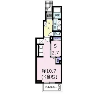エミネント Fuji B【1階】の間取り