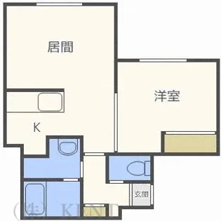 カーサスニップII【3階】の間取り